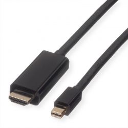 Καλωδιο Mini Display Port M/Hdmi M 1M Uhdtv - 4K Roline 11.04.5795-10