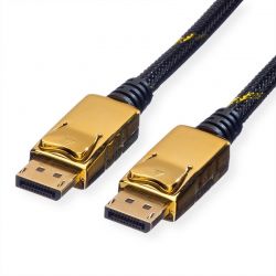 Καλωδιο Display Port 1M Gold Plated(4K) Roline 11.04.5644-10