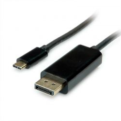 Usb Cable Type-C Male To Displayport Male 4K 60 Hz 2M Value 11.99.5846-10