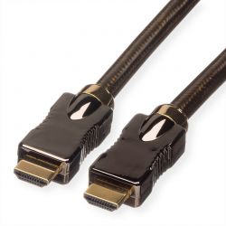 Καλώδιο Hdmi 2M Gold P.  W.Ethernet (4K/60Hz) Roline 11.04.5681-10