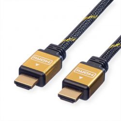 Καλώδιο Hdmi 2M Gold Plated W.Ethernet Roline 11.04.5502-20