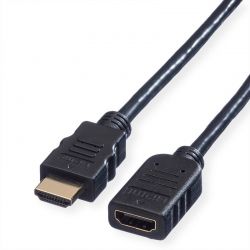 Καλώδιο Hdmi 2M W/Ethernet Προεκταση M/F (3840X2160 @30Hz) Value 11.99.5575-10
