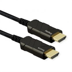 Καλώδιο Hdmi 15M 8K(7680X4320 @60Hz) Hybrid Fiber Optic Cable ( Aoc ) Roline 14.01.3484-1