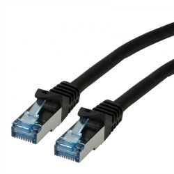 Sftp 15M Cat6A Μαυρο Component Level Lsoh Roline 21.15.2858-30