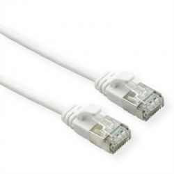 U/Ftp 0.50M Cat6A Λευκο Slim Lszh Roline 21.15.1700-100