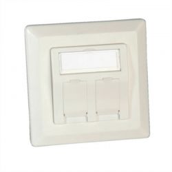Προσοψη Πριζας 2Χ Keystone (Χωρις Keystone, Κατα/Λο Για R6833) Roline 25.16.8579-20