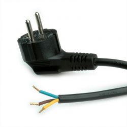 Καλωδιο Τροφοδοσιας 3M Schuko Plug Open End Roline 19.08.1111-10