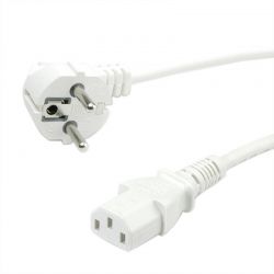 Καλωδιο Τροφοδοσιας 2M Schuko Plug Λευκο Value 19.99.1019-50