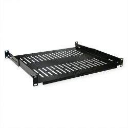 Ραφι 1Uγια Rack Με Βαθος 60Cm 25Kgr L= 40,00Cm+Brackets Ral9005 Value 26.99.0403-5