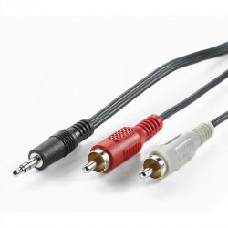 3,5Mm Audio Cable Σε 2X Rca M 5M Value 11.99.4345-30