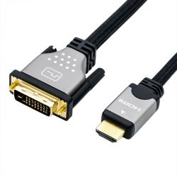 Καλώδιο Hdmi Σε Dvi-D (24+1) 1.5M Roline 11.04.5876-10