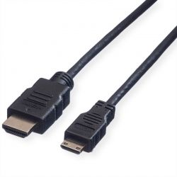 Καλωδιο Hdmi 2M Mini Type-C  Gold Plated V1.4 (3840 X 2160 @30Hz) Value 11.99.5580-10