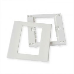 Προσοψη Πριζας A/V 3 Θεσεων 86X86Mm, White Value 25.99.8200-20
