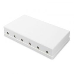 Keystone Surface Mounted Box 6 Port Digitus DN-93705