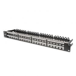 Keystone Panel 1U 48P.Με Στηριγμα(Με Γειωση) Digitus DN-91424