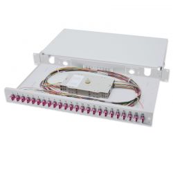 Splice Box Μεταλλικο 19&Apos; 12Xlc (Duplex) Om4 Complete Digitus DN-96331/4