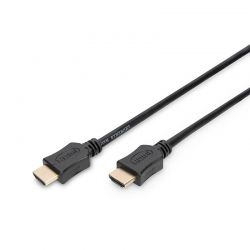 Καλώδιο Hdmi 5M 4K(3840 X 2160@60Hz) Gold Plated W.Ethernet Digitus AK-330107-050-S