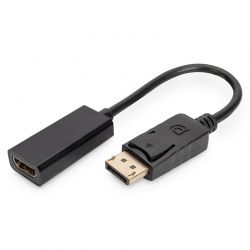 Adapter Display Port M V1.1 / Hdmi F Digitus AK-340400-001-S