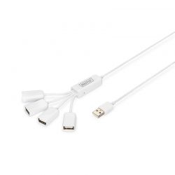 Hub 4 Port Usb 2.0 Χωρις Τροφοδοτικο Digitus DA-70216