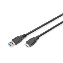 Usb Cable Type A-B Micro  V.3.0  1.0 M Digitus AK-300116-010-S