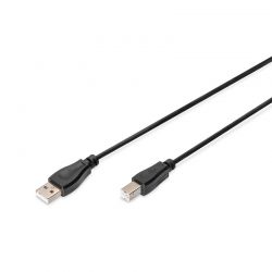 Usb Cable Standard Type A-B V.2.0 1 M Digitus AK-300102-010-S