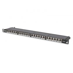 Patchpanel 24 Port Cat6 Stp W/Shutters Digitus DN-91624S-SL-SH