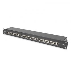 Patchpanel 24 Port Cat6A  Stp (Black) Digitus DN-91624S-EA-B