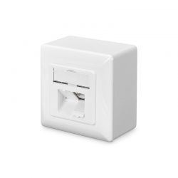 Πριζα Επιτοιχια/Χωνευτη Stp 2*Rj45 Cat6 Digitus DN-9006-N