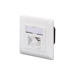 Πριζα Επιτοιχια Stp 2*Rj45 Cat6A Digitus DN-9007-S-1