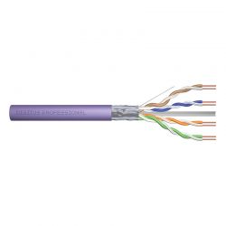 F-Utp 100M Cat6 Mονόκλωνο Μωβ Lsoh Digitus DK-1623-VH-1