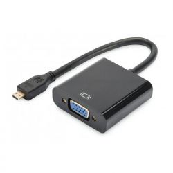 Converter Micro-Hdmi M To Vga F + Audio (1920X1080) Digitus DA-70460