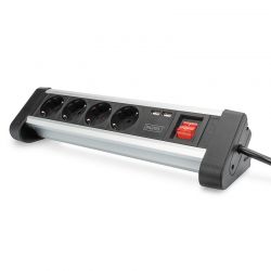 Πολυπριζο 4X Με Διακόπτη /2Xusb 5V/2A Digitus DA-70614