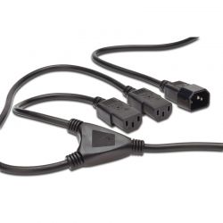 Καλωδιο Τροφοδοσιας 1,70M Τυπου Υ - C14 To 2X C13 Digitus AK-440400-017-S