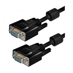 Vga Cable 0.5M  H/Q Hd15M-Hd15M Transmedia C57-0.5HVSL