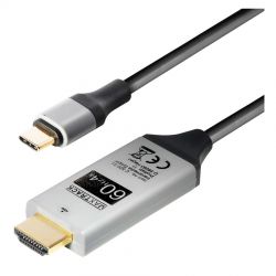 Cable Type-C Male To Hdmi/M 2M 4K Uhd, @ 60 Hz Transmedia C520-2L