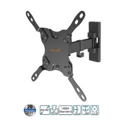Βραχιονας Τοιχου Οθονης 1 Joints 23“ - 42&Quot; - 20Kgr Black Transmedia HF11-1L