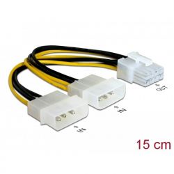 Adapter Τροφοδοσιας 8Pin Για Kaρτα Γραφικων Delock 82397