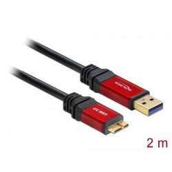 Usb Cable Type A-B Micro  V.3.0  2.0 M Premium Delock 82761