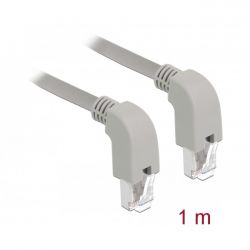 Sf/Utp 1M Cat5E 90° Downwards Delock 85859