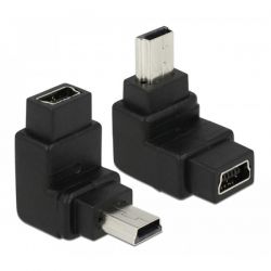 Adapter Usbmini  5Pin M/F Γωνιακο Delock 65096