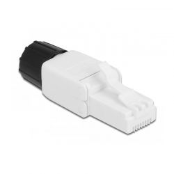 Βυσμα Rj45 Cat6 Utp Tool-Free White Delock 86977