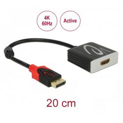 Adapter Display Port 1.2 M/ Hdmi F 4K/60Hz Active Delock 62734