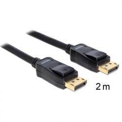 Καλωδιο Display Port 2M V1.2  4K Delock 82585