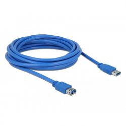 Usb Cable Type A-A M/F V. 3.0 5M Blue Delock 82541