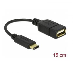 Adapter Usb Type-C Male To Usb 2.0 A Female 15 Cm Delock 65579