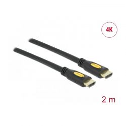 Καλώδιο Hdmi 2M 4K Gold P.  W.Ethernet Delock 82583