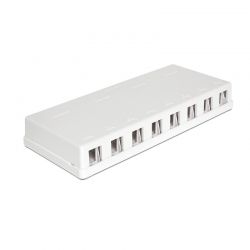 Keystone Surface Mounted Box 8 Port Delock 86209