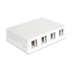 Keystone Surface Mounted Box 4 Port Delock 86208