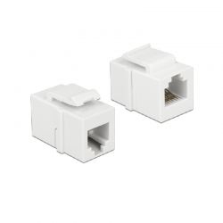 Keystone Module Rj12 Female To Rj12 Female Cat.3 White Delock 86380