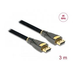 Καλωδιο Display Port 3M V1.2  4K Premium Delock 82772